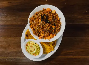 Arroz a la Marinera con Coco